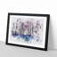 Path Through a Purple Forest - Picture Frame Painting Print-56851693-56851692