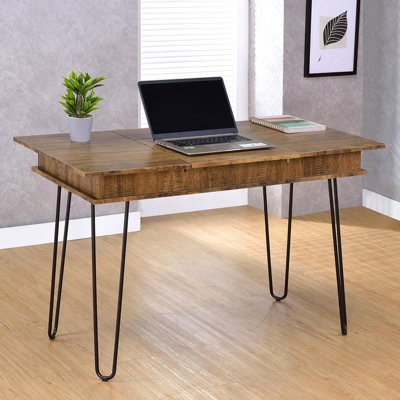 Bureau d'écriture avec 4 rangements cachés