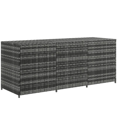 PE Rattan Wicker Deck Box by BURDOCK