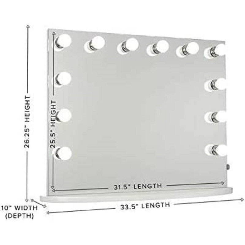 Miroir de maquillage Hollywood Premiere Slim Plus, Flat