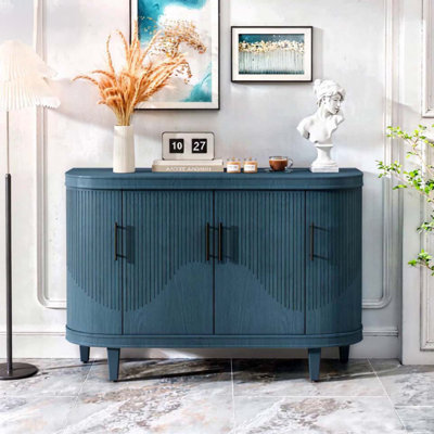 Buffet décoratif moderne incurvé de 47,2 pouces Modern