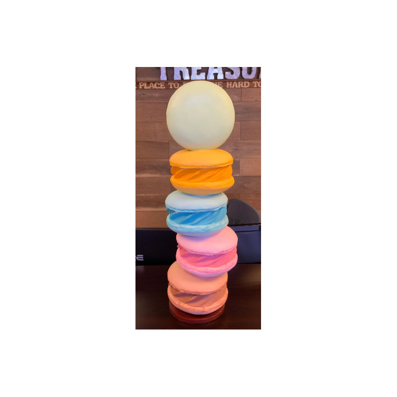 Jadiah Small Stacked Macroons Table Top Statue