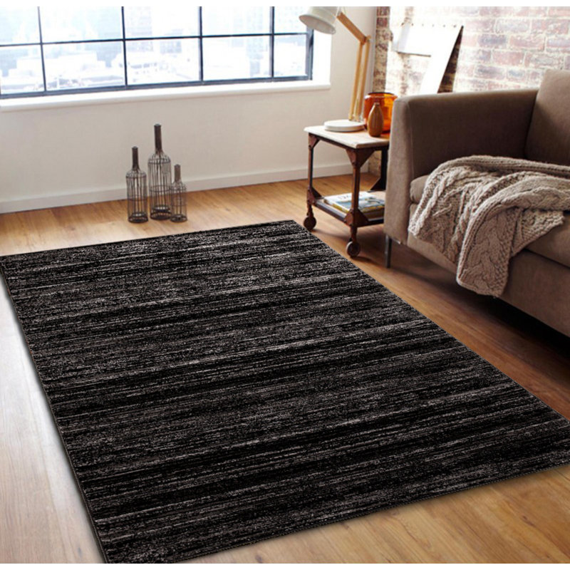 Tapis gris foncé, Rectangle de 4 pi x 6 pi