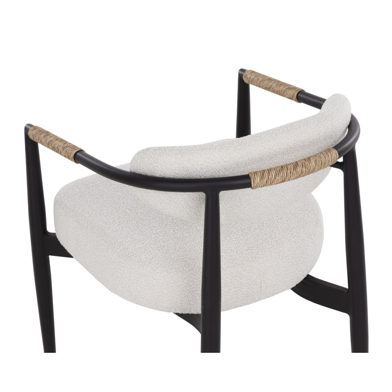 Outdoor Dining Armchair, Black