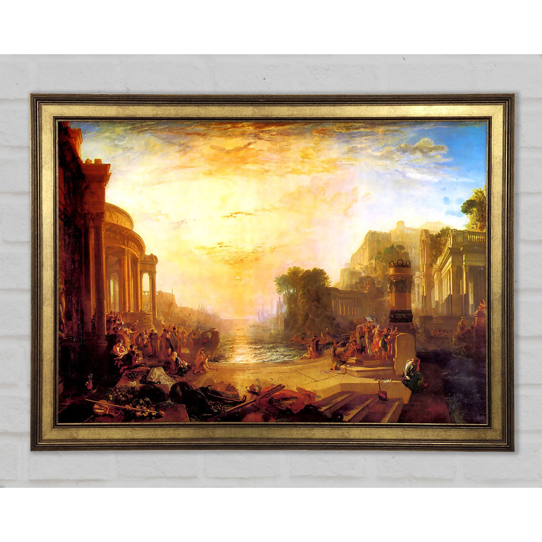 Der Untergang von Karthago von Joseph Mallord Turner - Drucken