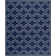 Rodgers Hand Woven Flat Weave Banana Silk/Wool/Cotton Geometric Rug in Ivory/Navy