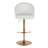 Maddison High Back Faux Leather Adjustable Barstool With Rounded T Footrest-106896003-106896001