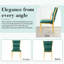 Ensemble de chaises de salle à manger en velours - Chaises de salle à manger tissées avec pieds en métal - Chaise d'appoint rembourrée moderne pour salle à manger, cuisine, meuble-lavabo et salon-2112837055-2112837042-2102327083