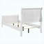 Ensemble de chambre à coucher simple 4 pièces White-130205164-130205163