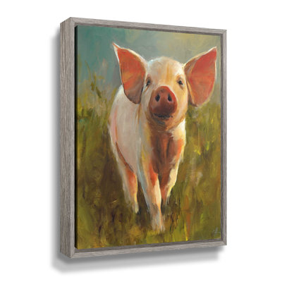 "Morning Pig" par Cari J. Humphry, reproduction sur toile