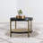 Benson Black Round End Table