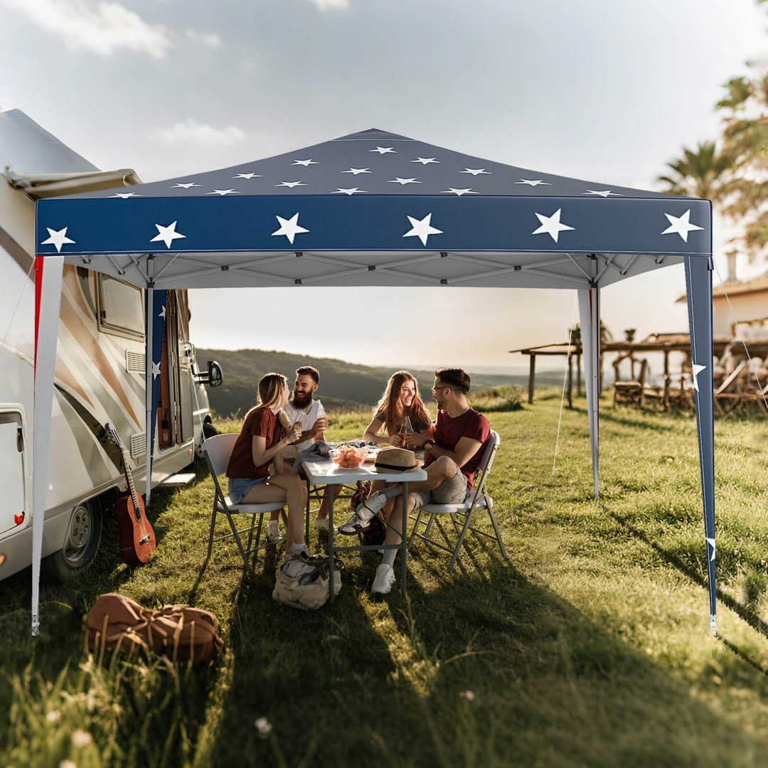 Costway 10'x10' Fodling Pop Up Tent Gazebo Canopy Mesh Sidewall Costway