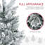 Regular (Full) Artificial Christmas Tree with White Needles