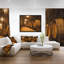 «Oak Barrels in the Tunnel», reproduction de photo sur toile tendue-1335935616-1335935621