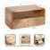 Langley Mango Solid Wood Floating Shelf with Drawer