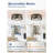 18.89"Flush Mount Ceiling Fan Light with Remote for Indoor