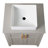 24'' Modern Free-Standing 2-Door Single Bathroom Vanity With Ceramic Top-1351002095