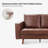 Suzanna 82"W Transitional Genuine Leather Sofa-1959691509