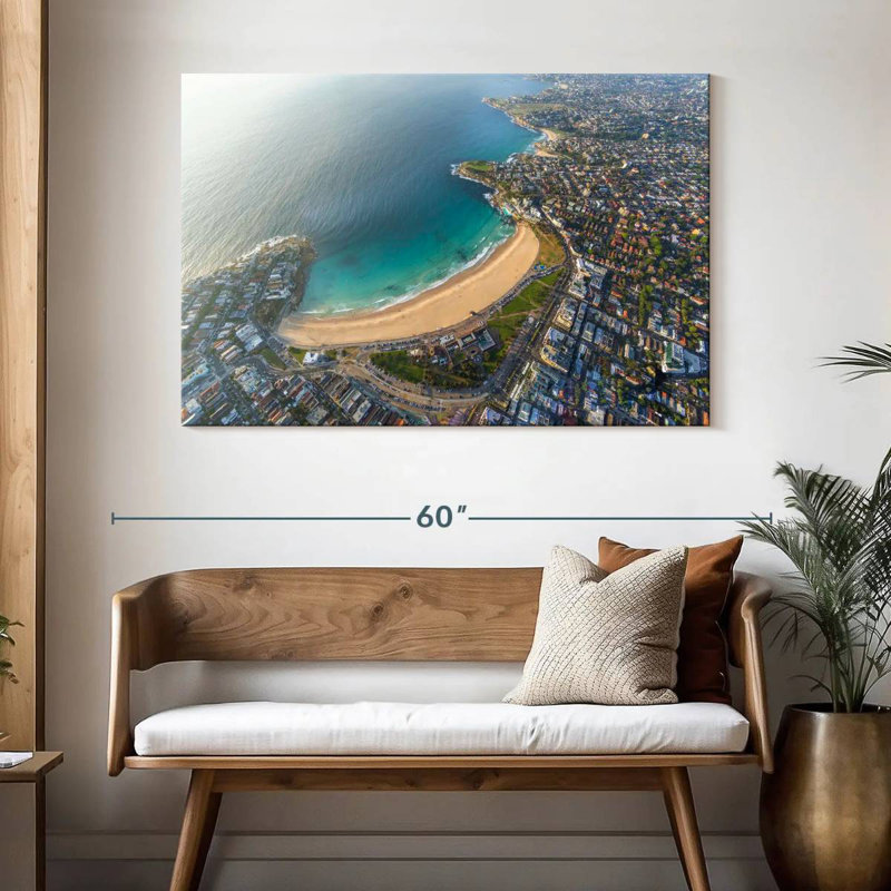 Nicci Bondi Beach Aerial View, 32" H x 48" W