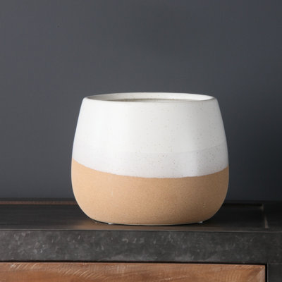 Two Tone Curved Planter Large