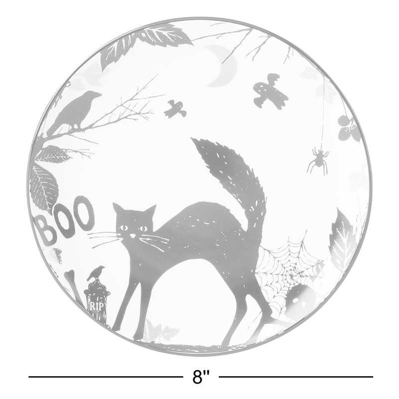 Lenox Vintage Halloween Haunted Accent Plates, Set of 4