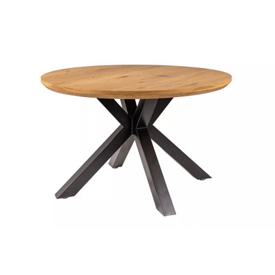 Acuna Round Metal Base Dining Table