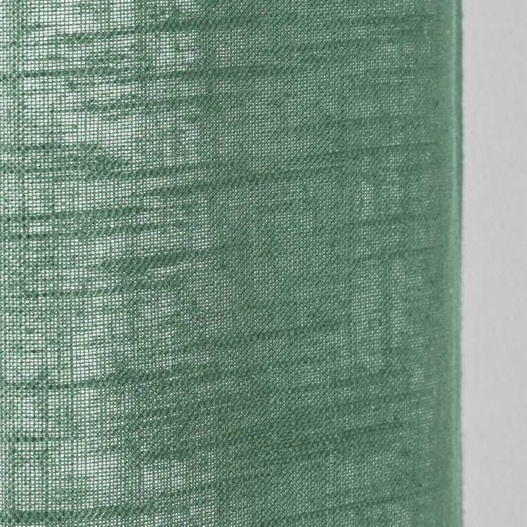 Bellavista Semi Sheer Curtain Single Panel, Width 138 x Drop 350cm, Green