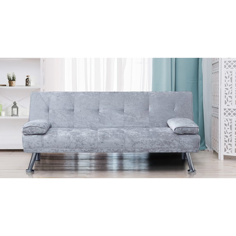 Haven 3 Seater Sofa Bed, Silver