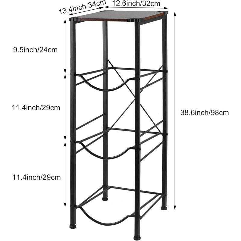 Stylish 3-Tier Bottle Rack