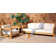 Madeira Teak 4 - Person Patio Conversation Sets with Cushions
