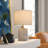 43.2cm Grey Standard Table Lamp