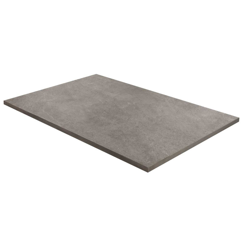Era 24X36 2CM Limestone Look Matte Porcelain Paver, Slate Gray