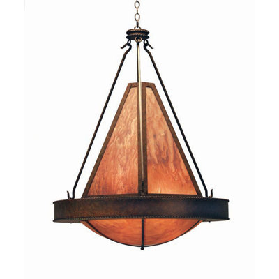 Luminaire suspendu unique à 6 lumières Obsidian
