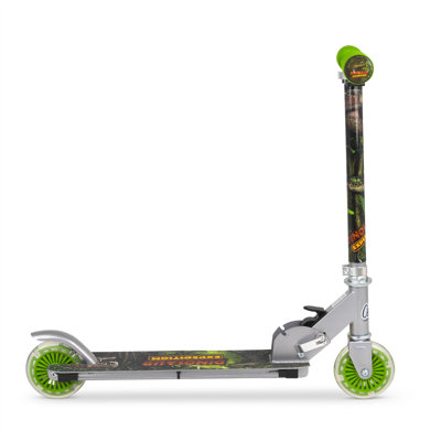 Scooter clignotant: dinosaure