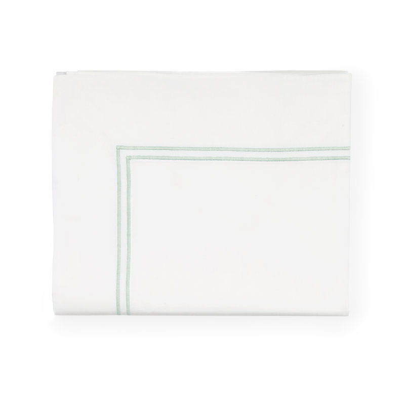 Grande Hotel Percale Flat Sheet, White, Full/Queen Flat Sheet