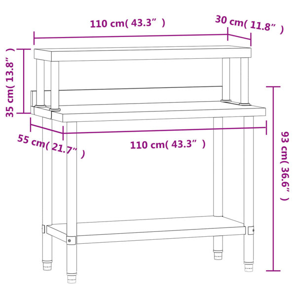 Dimensions du produit