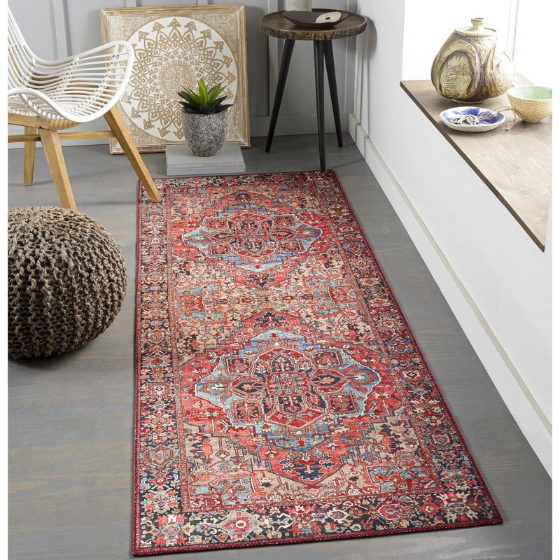 Longino Oriental Indoor Rug, Runner 2'6" x 7'6"