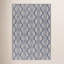 Tapis ikat bleu / blanc Karini-20724071