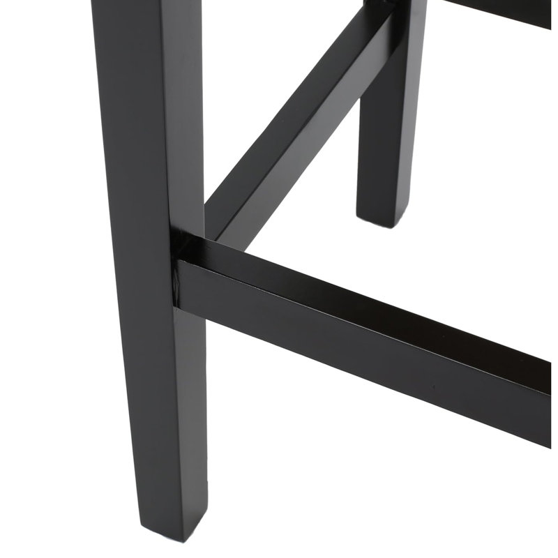 Tabourets de comptoir sans dossier Kd 2, gris. Assise en tissu lisse, pieds en bois massif. Transforme la maison. 15 po x 18,13 po x H 25,75 po, caractère moelleux, maison.