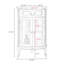 Armoire de coin Retro