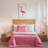 Pink Feather Crystal Table Lamp-532486166