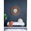 Miroir rond en bois Carter