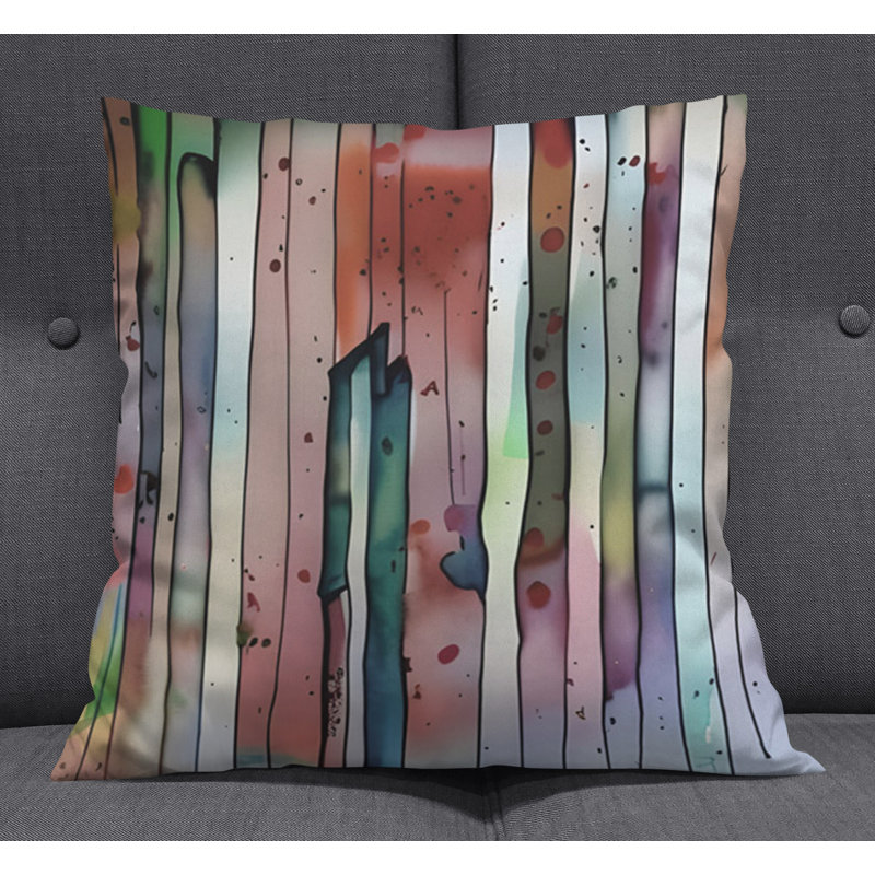 Throw Pillow, 16"H x 16"W, Pillow Cover Only - No Insert