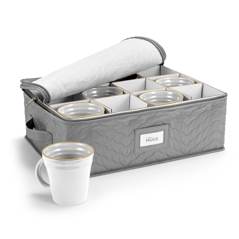 Rangement pour verres à pied, Gris