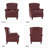 Amaira 34.5'' Wide Genuine Leather Manual Wing Chair Recliner (Set of 2)-98953058