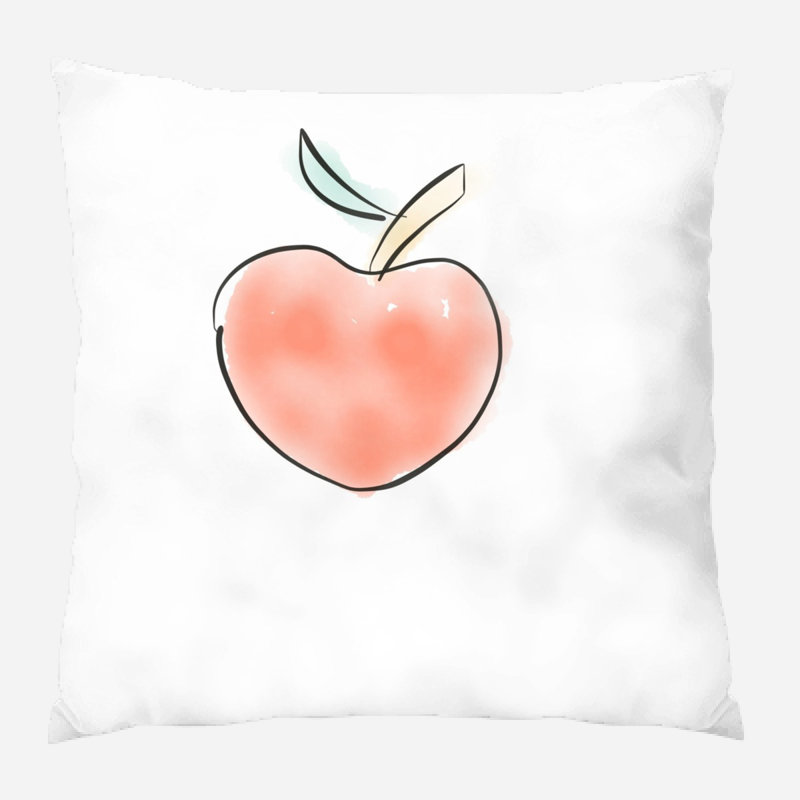 Coussin pomme Talkington, Microsuède, Intérieur