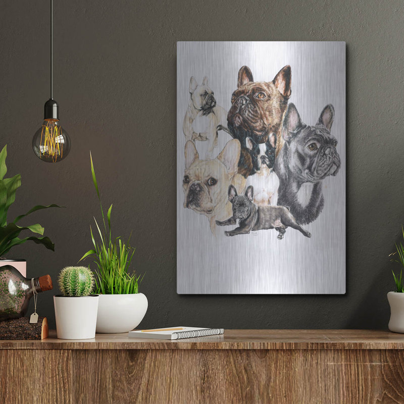 «French Bulldog 2» par Barbara Keith, H 16 po x l 12 po