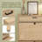 Cerina Boho Natural Rattan Shoe Storage Cabinet-433496246