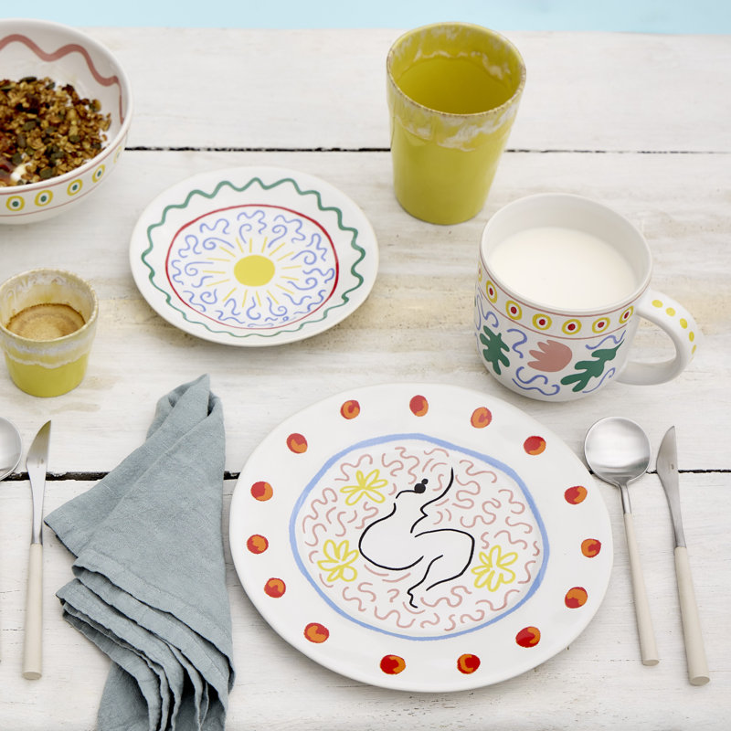 Summer Bliss Handmade Stoneware Coffee Mug