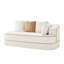 Right 2-Seater Sofa W/Pillows Teddy Fabric-592706892-592706895